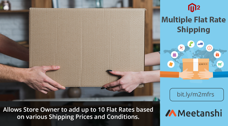 Magento 2 Multiple Flat Rate Shipping